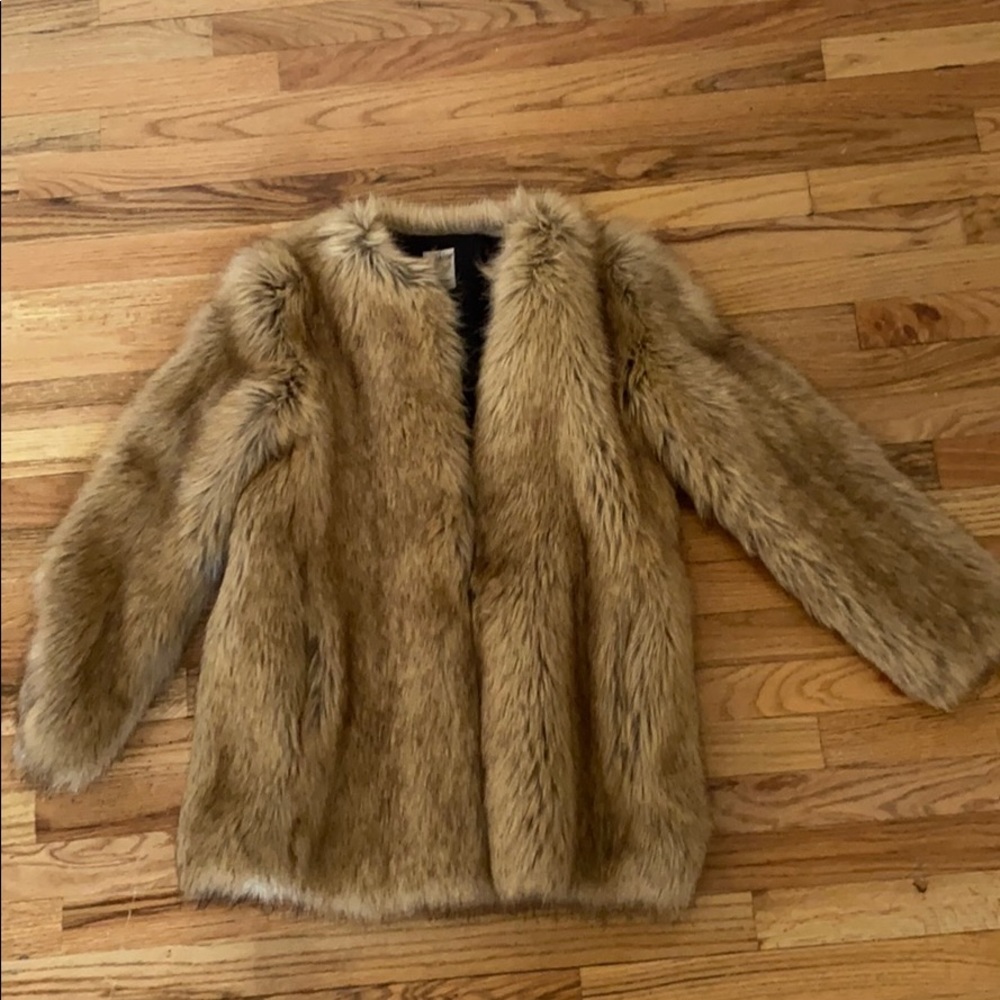 Zara Trafaluc Faux Fur Jacket